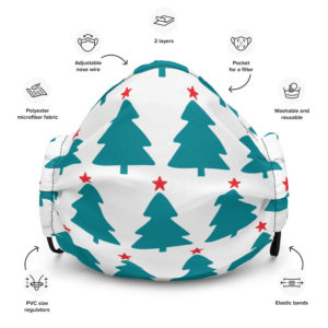 Christmas Tree face mask