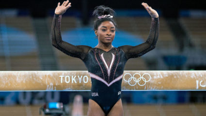 American gymnast Simone Biles